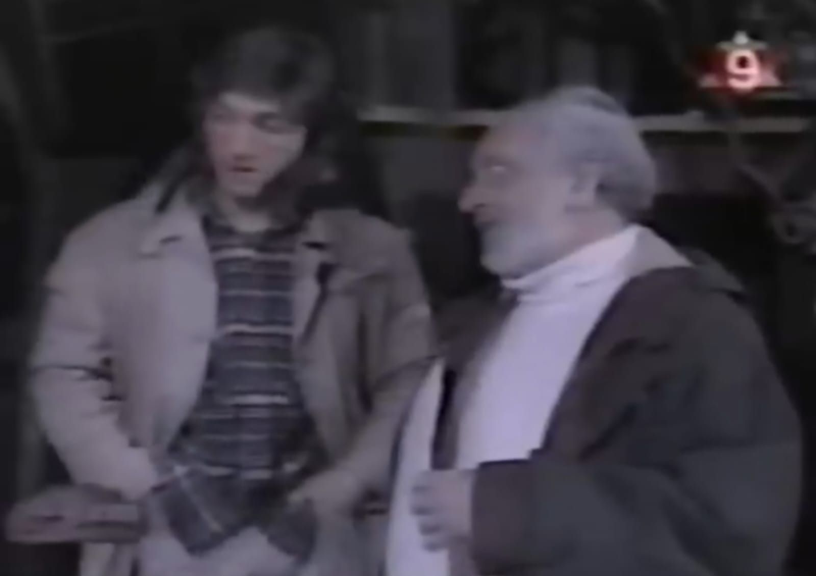 Nelson Taffarel en una escena dramática de televisión