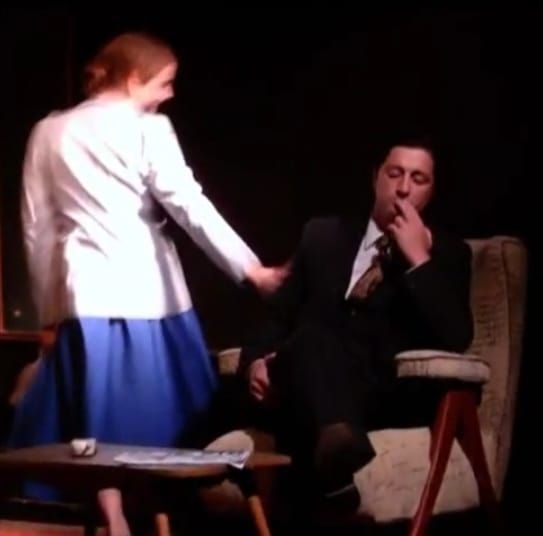 Nelson Taffarel en una obra de teatro
